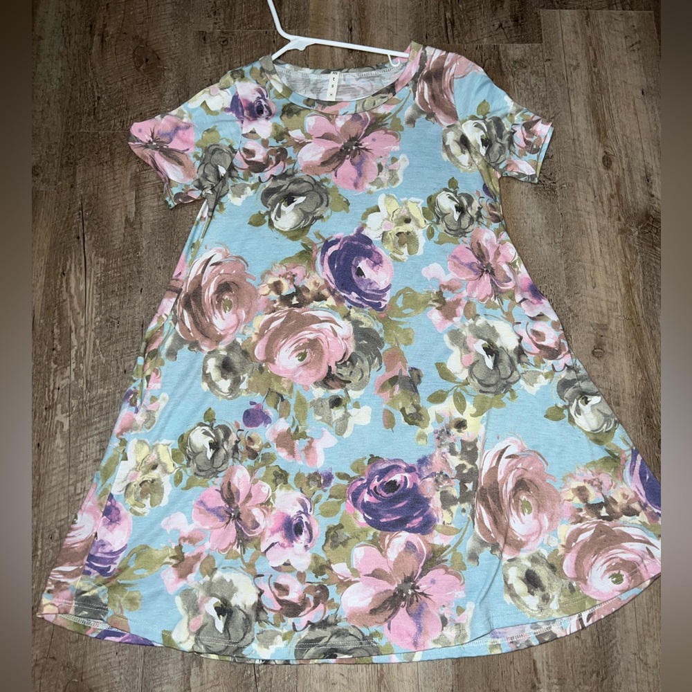 Boutique dress with flowers